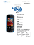 Nokia 5730 XpressMusic Service manual L1&2