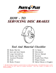 servicing disc brakes how