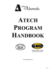 Atech Program Student Handbook