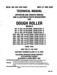DOUGH ROLLER - Equipment Catalog