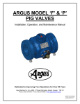 AOM-PV01 Installation Operation Manual for model F & P (Nov. 2010)