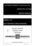 Automatic Products 223 Service Manual