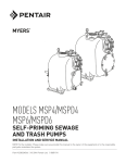 MODELS MSP4/MSPD4 MSP6/MSPD6