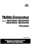 RGX1800/2400/3500/5500 GENERATOR SERVICE MANUAL