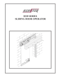 Service Manual & Parts List - Cornerstone Detention Products