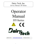 owner manual DT series
