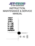 INSTRUCTION, MAINTENANCE & SERVICE MANUAL
