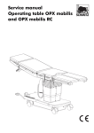 SCHMITZ OPX O/R Table Service Manual