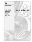 Service Manual, 1336 FORCE, Adjustable Frequency AC Drive