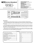 VXR-7000 VHF Repeater Service Manual