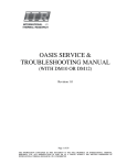oasis service & troubleshooting manual