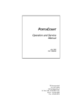 PortaCount Operation and Service Manual