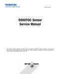 5000TOC Sensor Service Manual