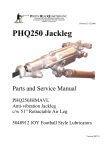 PHQ250 Jackleg - Parts HeadQuarters Inc.