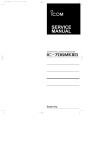 Icom IC-706 MK2G Service Manual