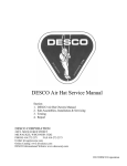 DESCO Air Hat Service Manual - Diving Equipment & Supply