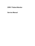 DPM 7 Patient Monitor Service Manual
