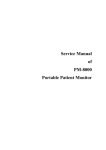 Service Manual of PM-8000 Portable Patient Monitor