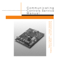 Communicating Controls Service Manual