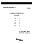 3-600/6 6/97 Duplex Pump Operating and Service Manual