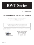 service manual - Water Chemistry, Inc.