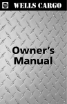 Wells Cargo Owners Manual