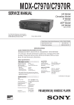 SERVICE MANUAL - MiniDisc Community Page