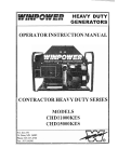 CHD15000-KES Operators Manual