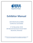 Exhibitor Manual - American Institute of Aeronautics and Astronautics