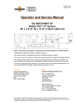 Operator Service Manual Front Mount HVAC