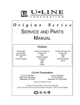 Service & Parts Manual 134A.qxd - U-Line