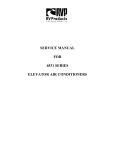 6531 Series Elevator Air Conditioner Service Manual