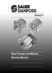 Gear Pumps and Motors Service Manual Group 2