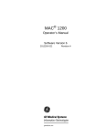 GE MAC1200 User Manual