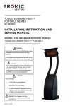 INSTALLATION, INSTRUCTION AND SERVICE MANUAL