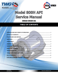 Model 800H API Service Manual