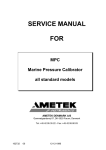 SERVICE MANUAL FOR