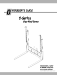 Cascade Pipe Pole Hold Down Model 60C-PHD