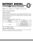 The Series 60 Service Manual has been revised. Engine