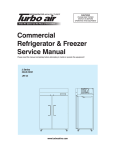Commercial Refrigerator & Freezer Service Manual