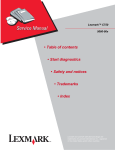 Lexmark C750 Service Manual (5060-00x)