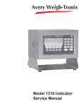 Model 1310 Indicator Service Manual