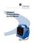 GE Dinamap ProCare Service manual