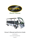 View the User Manual - Star Electric Vehicles