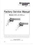 Crosman 357 Factory Service Manual