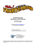 Frightfearland Operation & Service Manual