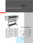Service Manual HP DesignJet 2500CP HP DesignJet