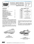 TECHNICAL SERVICE MANUAL