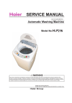 Haier Washer-Dryer HLP21N Service Manual