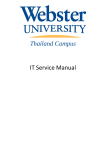 Thailand Campus IT Service Manual